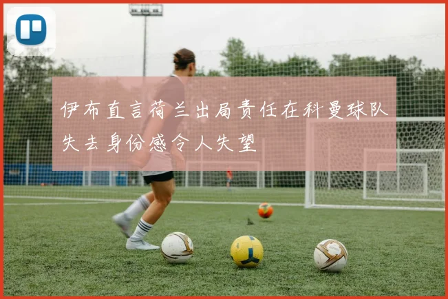 伊布直言荷兰出局责任在科曼球队失去身份感令人失望